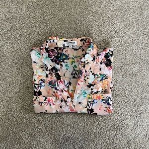 Express Floral Pattern Button Shirt